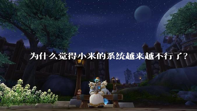为什么觉得小米的系统越来越不行了？